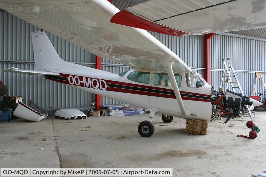 OO-MQD, 1973 Cessna 172M C/N 17261945, Taken at Chatteris, Cambridgeshire - this Cessna suffered a landing incident earlier in the year.