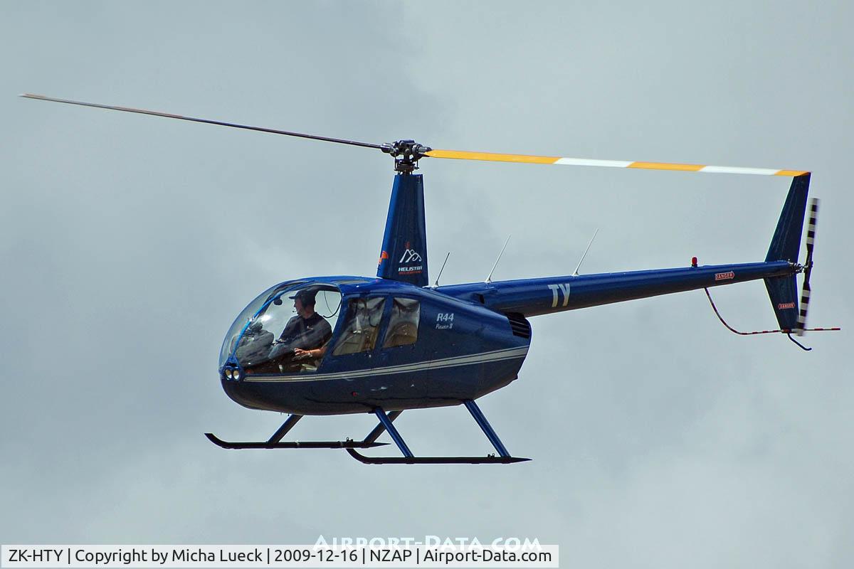 ZK-HTY, 2007 Robinson R44 II C/N 11523, At Taupo