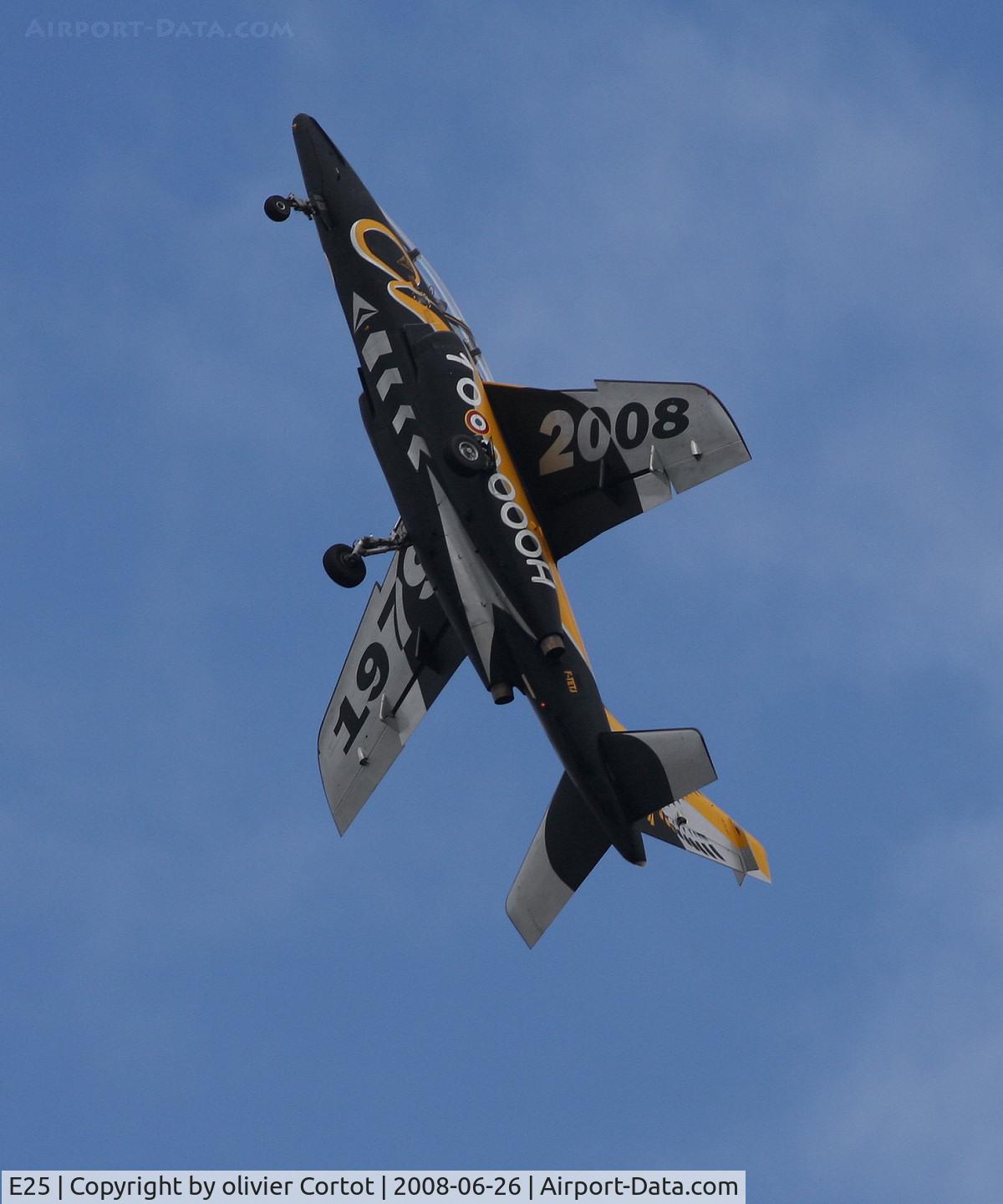 E25, Dassault-Dornier Alpha Jet E C/N E25, photo taken during the Dijon AFB airshow