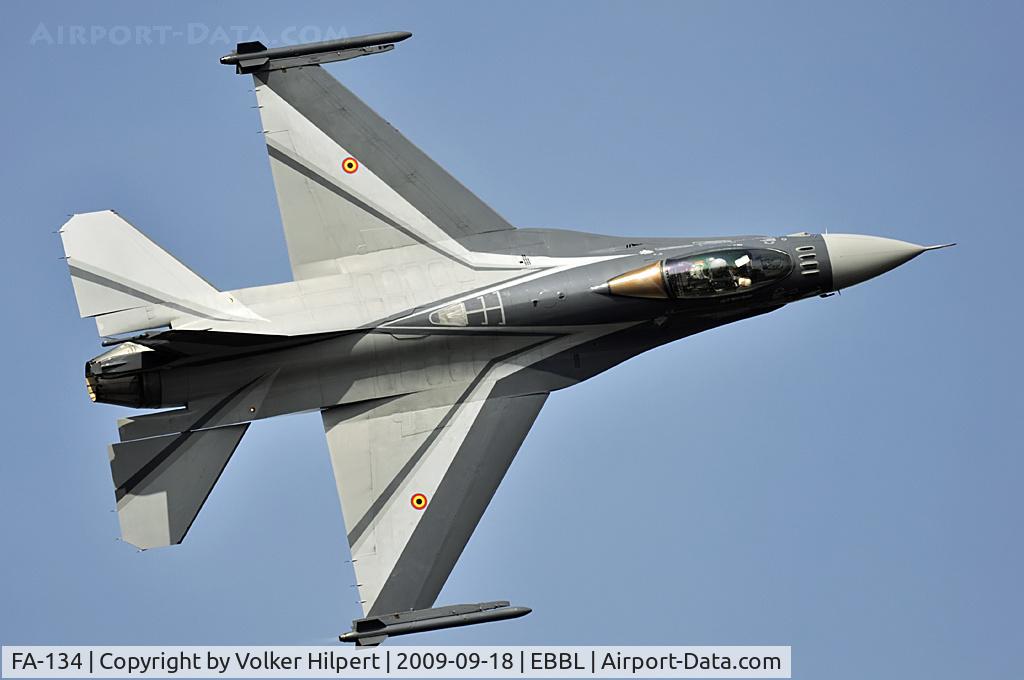 FA-134, SABCA F-16AM Fighting Falcon C/N 6H-134, at EBBL