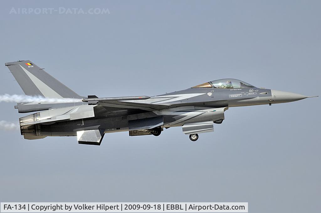 FA-134, SABCA F-16AM Fighting Falcon C/N 6H-134, at ebbl