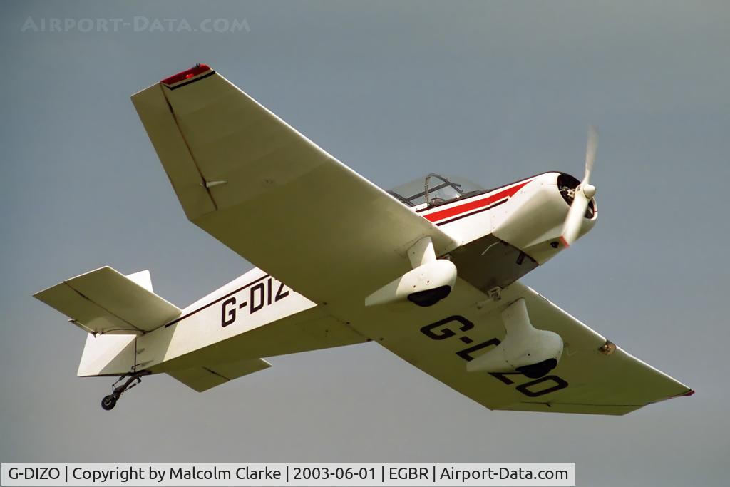 G-DIZO, 1965 Jodel D-120 Paris-Nice C/N 326, Jodel D-120 Paris-Nice at Breighton Airfield, UK in 2003.