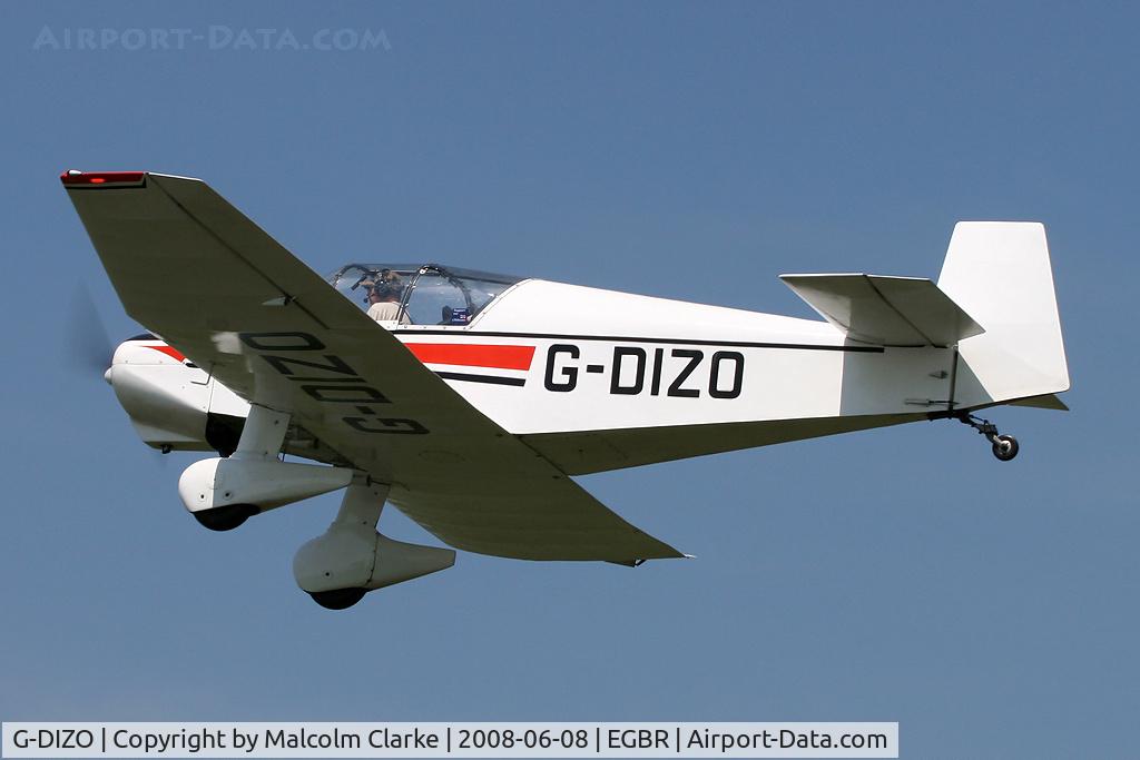 G-DIZO, 1965 Jodel D-120 Paris-Nice C/N 326, Jodel D-120 Paris-Nice at Breighton Airfield, UK in 2008.