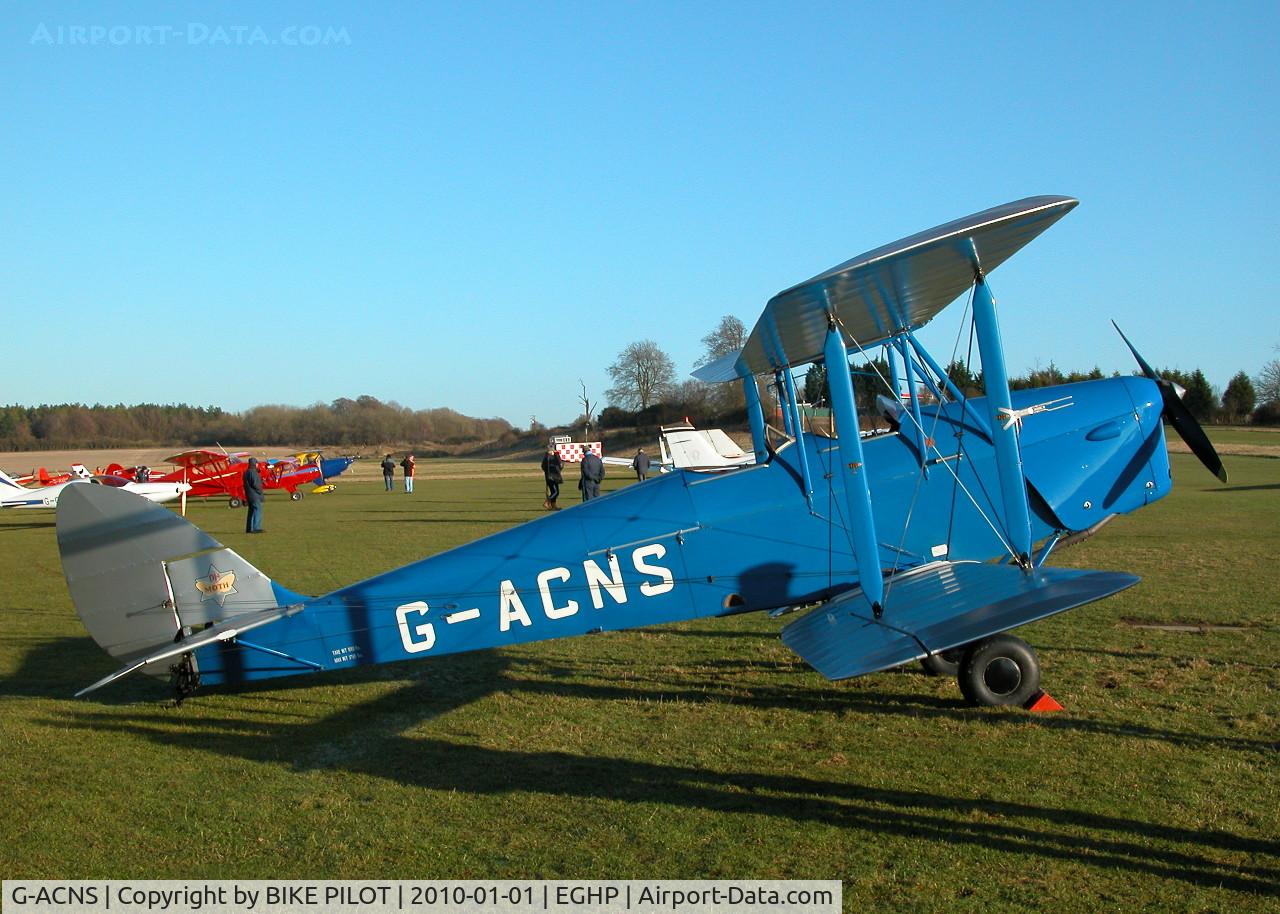 G-ACNS, 1934 De Havilland DH.60G-III Moth Major C/N 5068, NEW YEARS DAY FLY-IN
