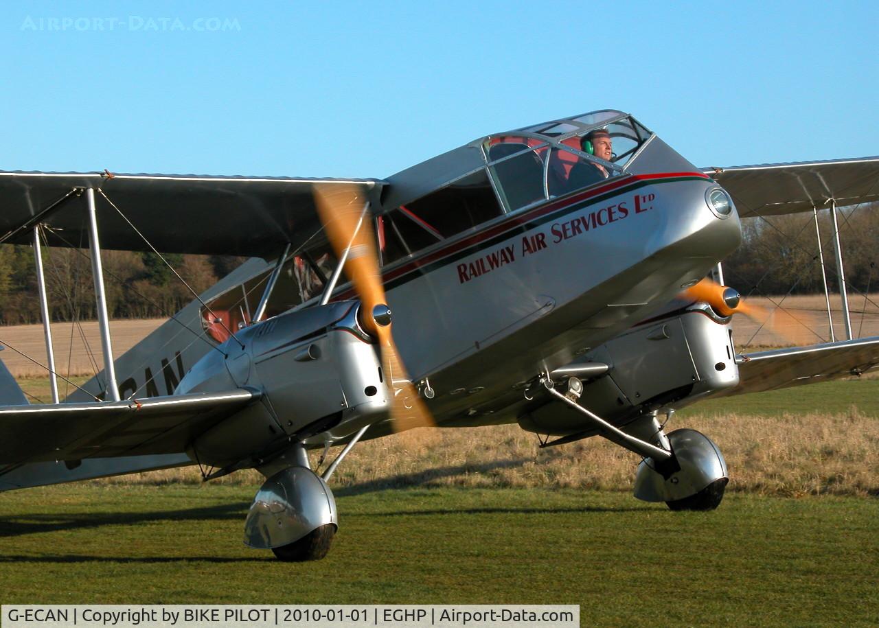 G-ECAN, 1943 De Havilland Australia DH-84 Dragon 3 C/N DHA2048, BEAUTIFUL DH84 DRAGON NEW YEARS DAY FLY-IN