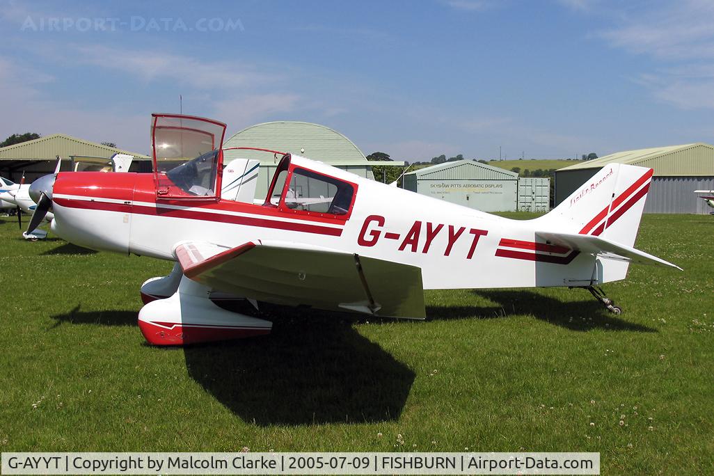 G-AYYT, 1964 Jodel DR-1050-M1 C/N 587, Jodel DR-1050 at Fishburn Airfield in 2005.