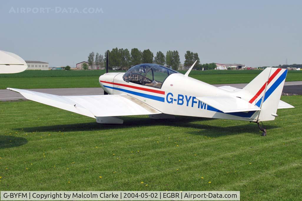 G-BYFM, 2000 Jodel DR-1050 M1 Excellence Replica C/N PFA 304-13237, CEA DR-1050/M-1 Sicile Record at Breighton Airfield in 2004.