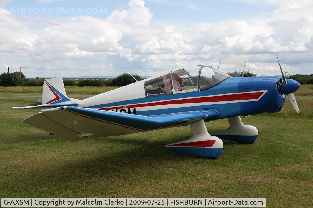 G-AXSM, 1962 CEA Jodel DR-1051 C/N 512, CEA DR-1051 Sicile at Fishburn Airfield in 2009.