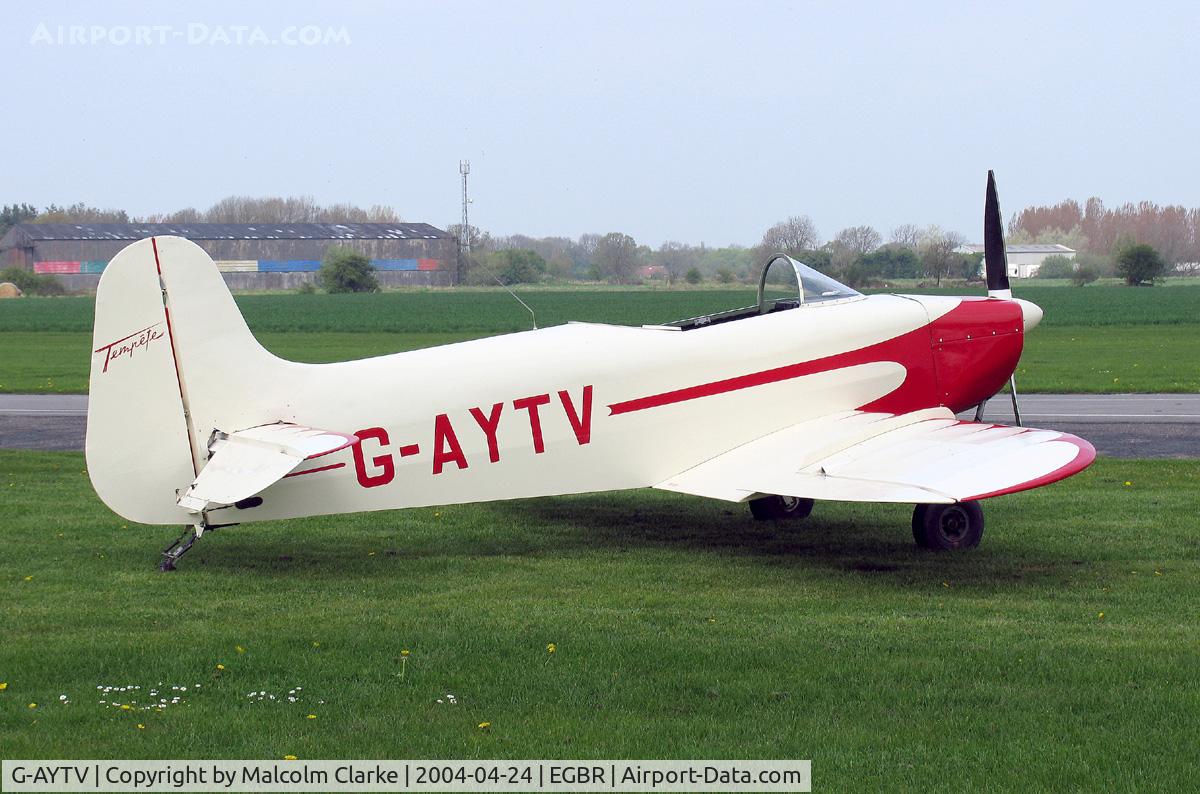G-AYTV, 1971 Jurca MJ-2D Tempete C/N PFA 2002, Jurca MJ-2D Tempete at Breighton Airfield in 2004.