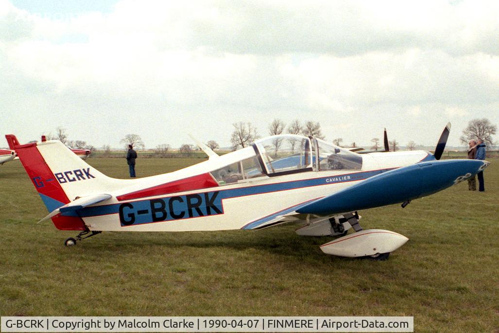 G-BCRK, 1976 Squarecraft SA102-5 Cavalier C/N PFA 001-10049, Squarecraft SA102-5 Cavalier at Finmere, UK in 1990.