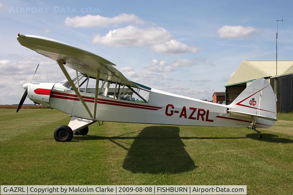 G-AZRL, 1951 Piper L-18C Super Cub (PA-18-95) C/N 18-1331, Piper L-18C Super Cub at Fishburn Airfield in 2009.
