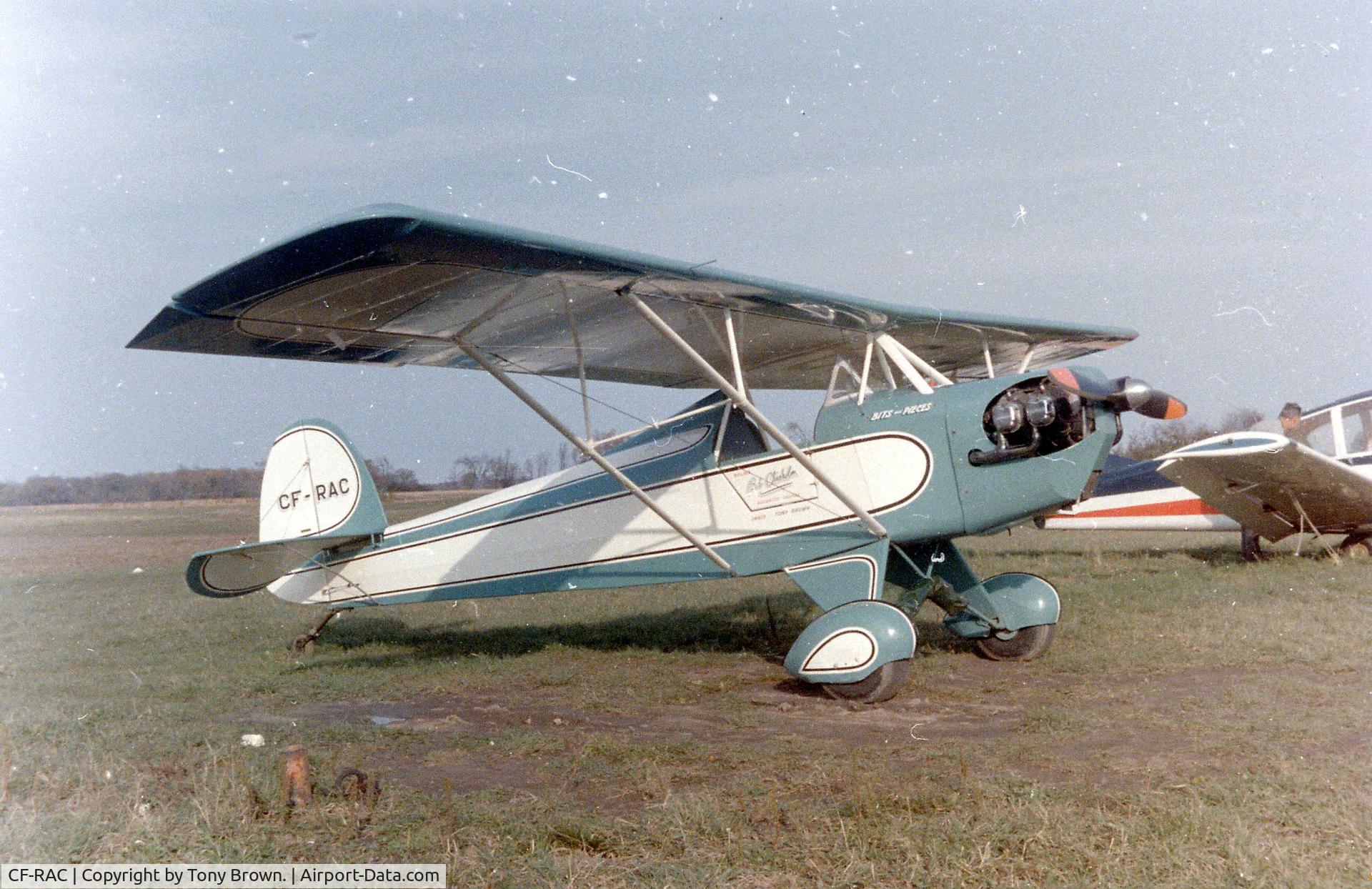 CF-RAC, 1958 Corben Baby Ace C/N 4-3858, owned fom Sept. 1965 to June 1977