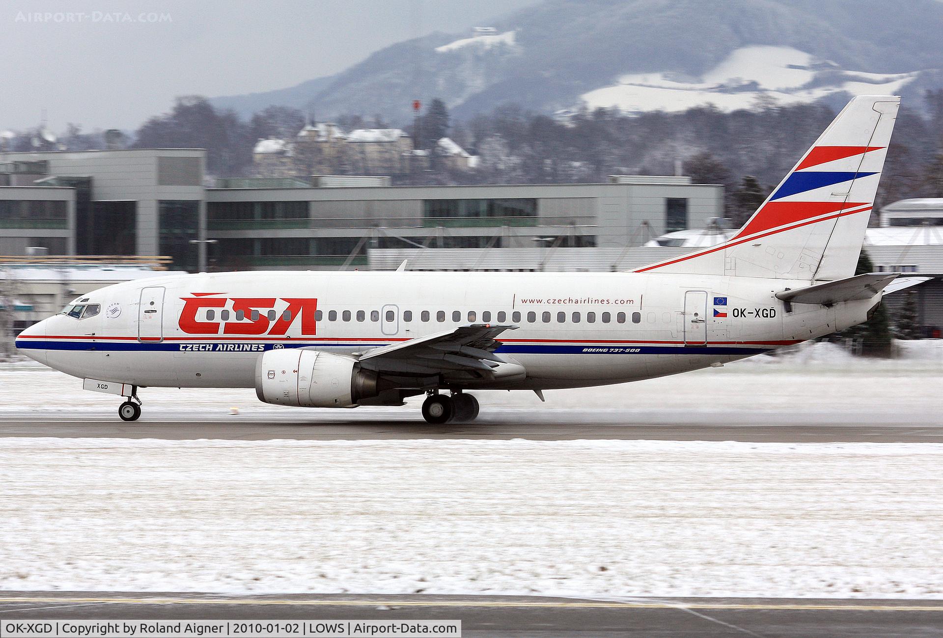 OK-XGD, 1992 Boeing 737-55D C/N 26542/2337, .