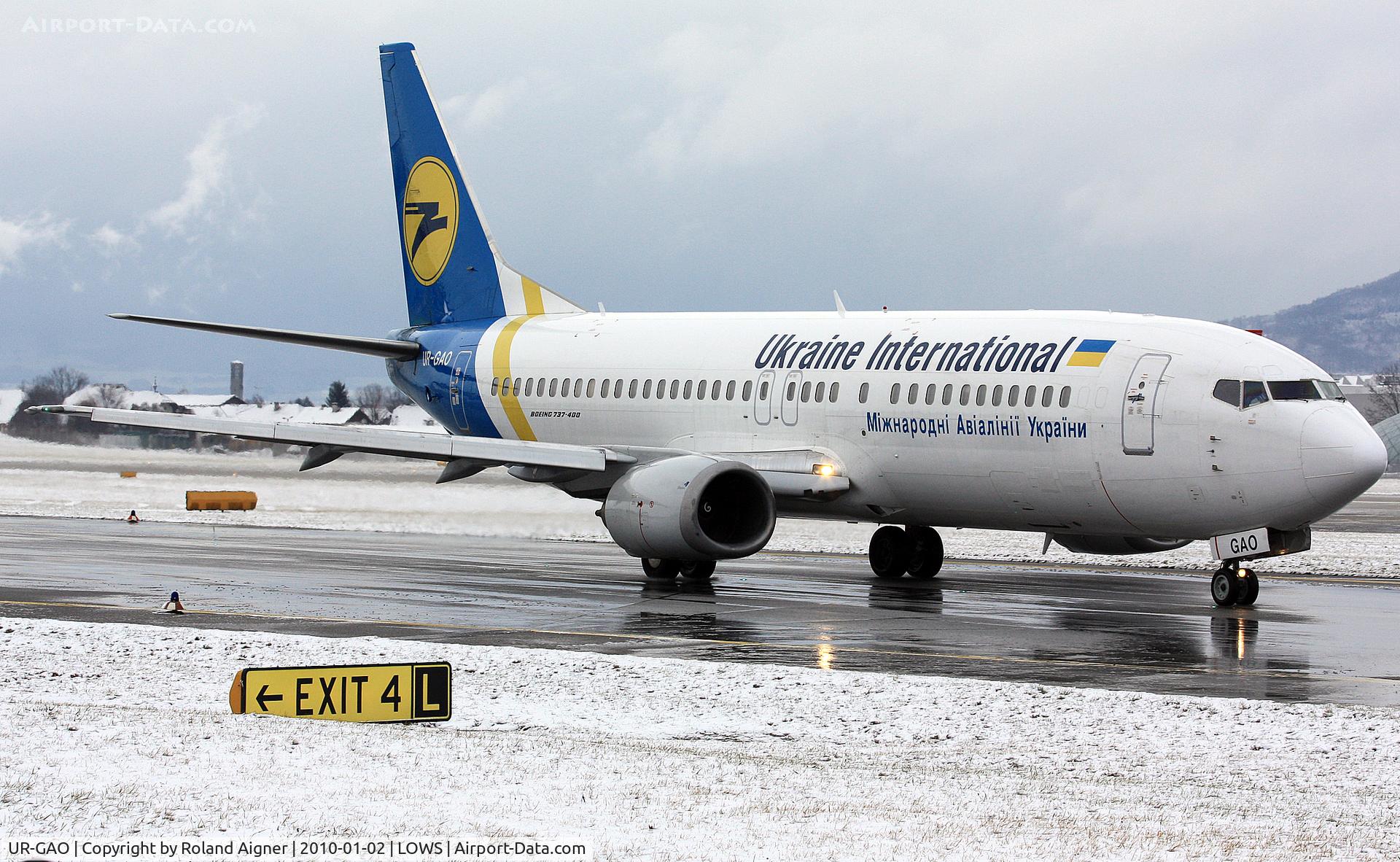 UR-GAO, 1991 Boeing 737-4Z9 C/N 25147, .