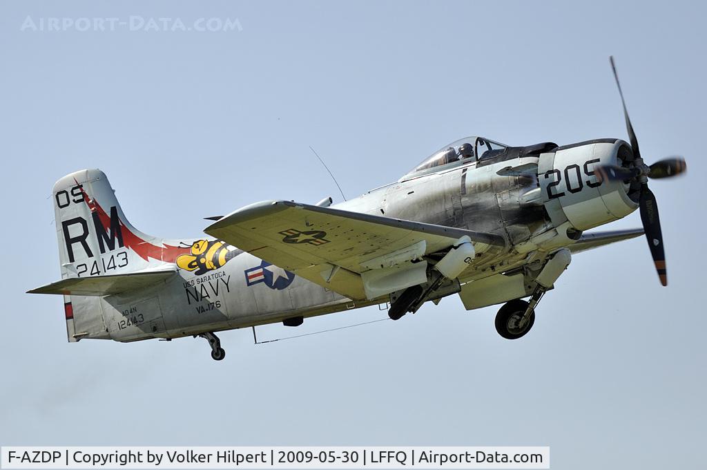 F-AZDP, Douglas AD-4N Skyraider C/N 7449, at lffq