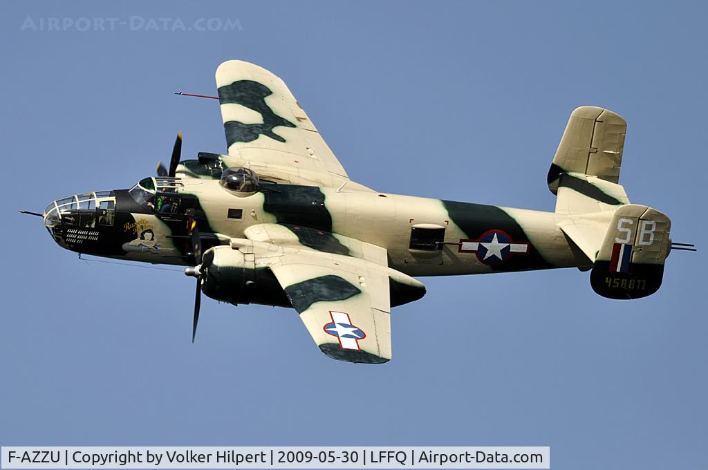 F-AZZU, 1945 North American B-25J Mitchell Mitchell C/N 108-47562, at lffq