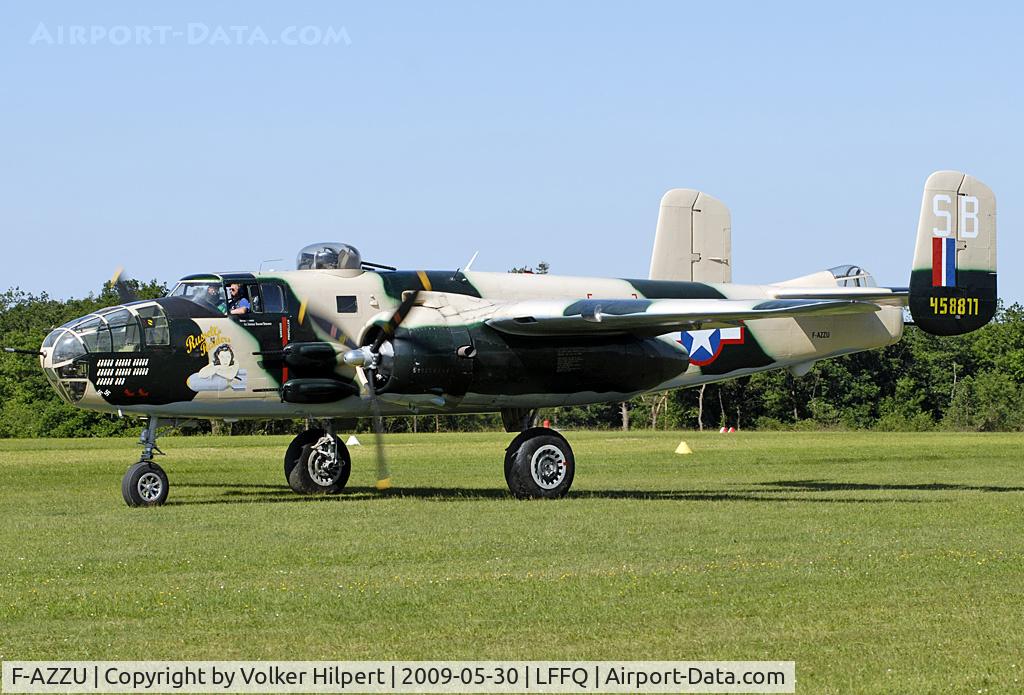 F-AZZU, 1945 North American B-25J Mitchell Mitchell C/N 108-47562, at lffq