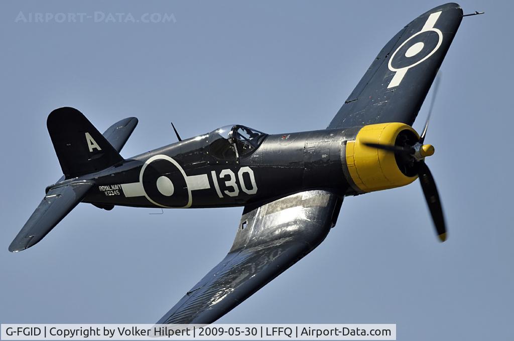 G-FGID, 1945 Goodyear FG-1D Corsair C/N 3111, at lffq