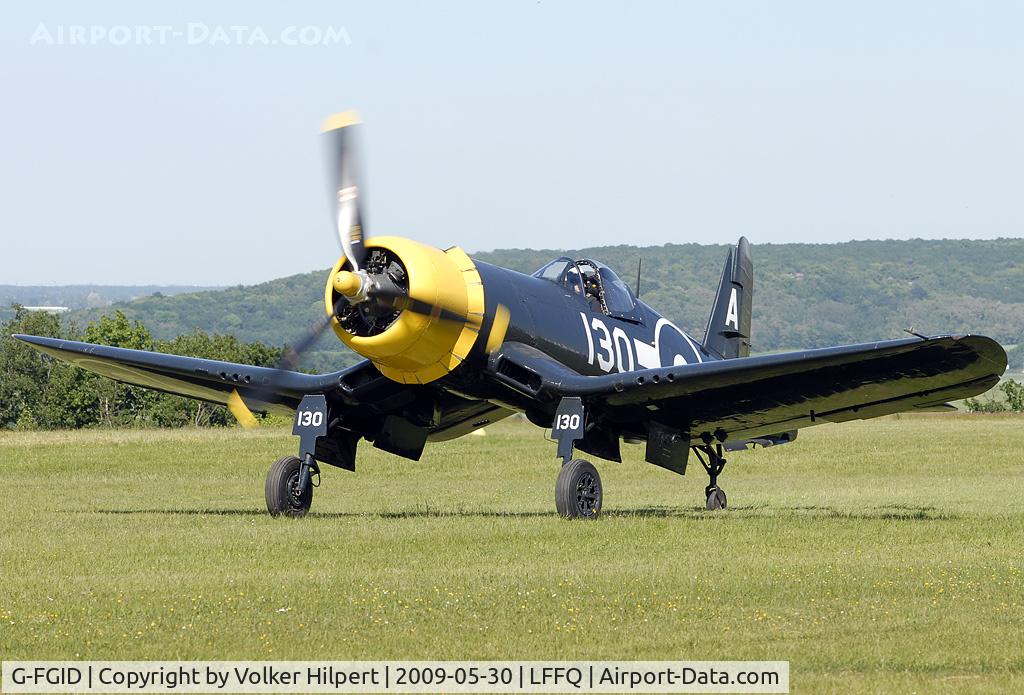 G-FGID, 1945 Goodyear FG-1D Corsair C/N 3111, at lffq