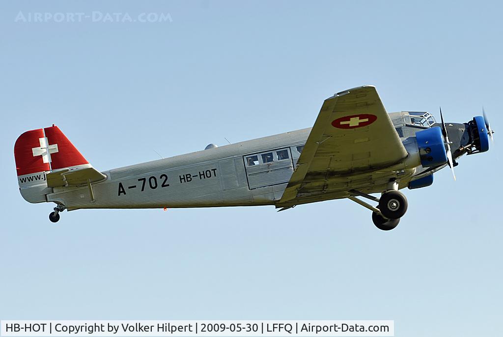 HB-HOT, 1939 Junkers Ju-52/3m g4e C/N 6595, at lffq