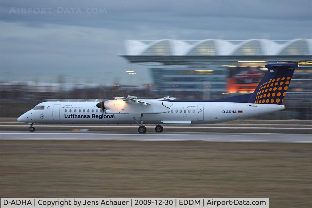 D-ADHA, 2000 De Havilland Canada DHC-8-402Q Dash 8 C/N 4028, Augsburg Airways - DHC-8 402 - Reg. D-ADHA