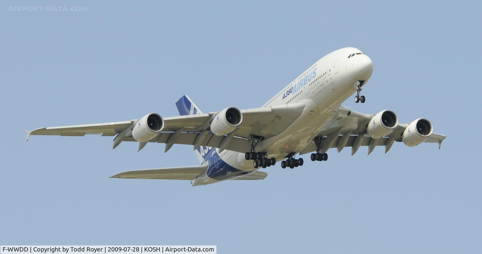 F-WWDD, 2005 Airbus A380-861 C/N 004, EAA AIRVENTURE 2009