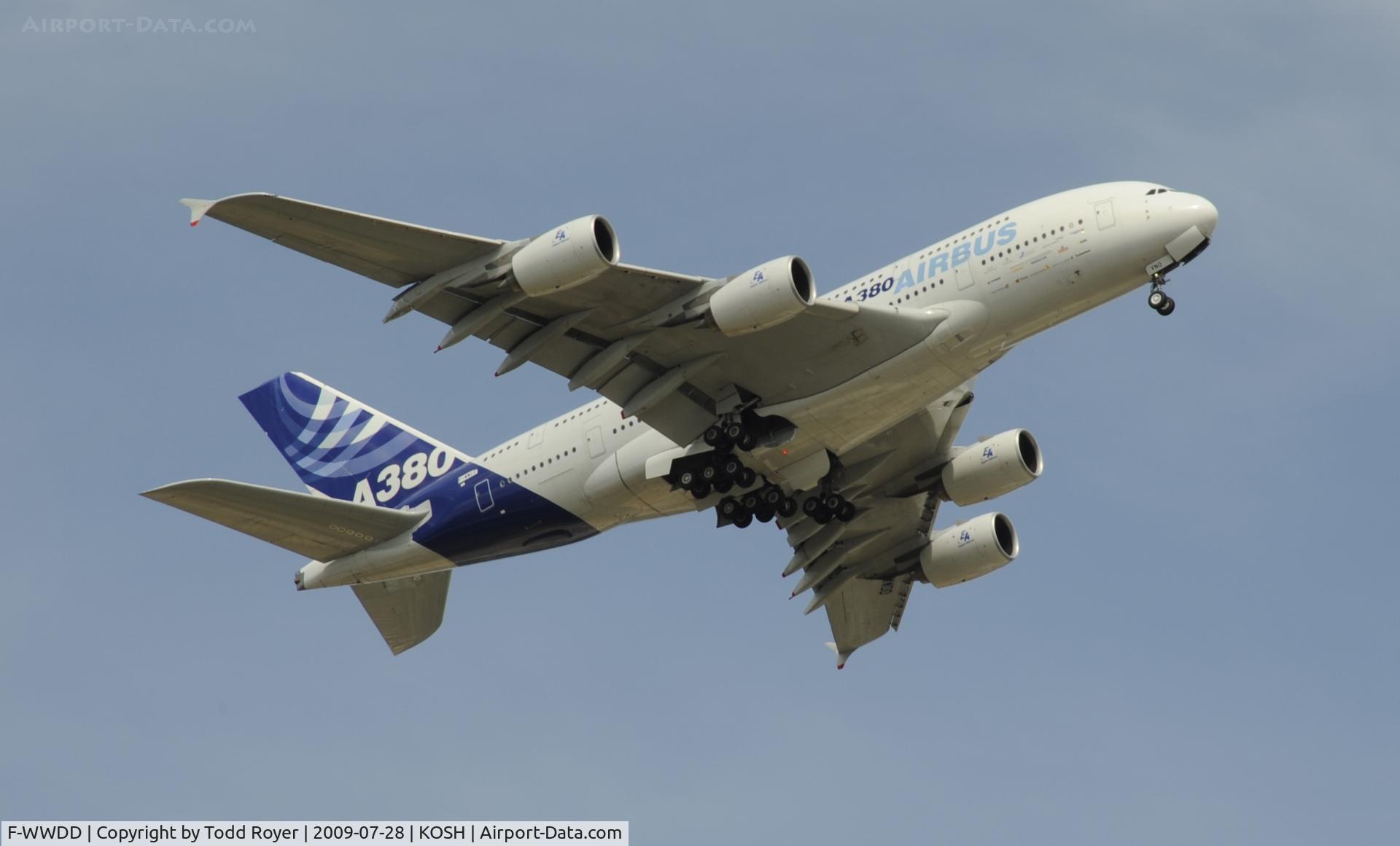 F-WWDD, 2005 Airbus A380-861 C/N 004, EAA AIRVENTURE 2009