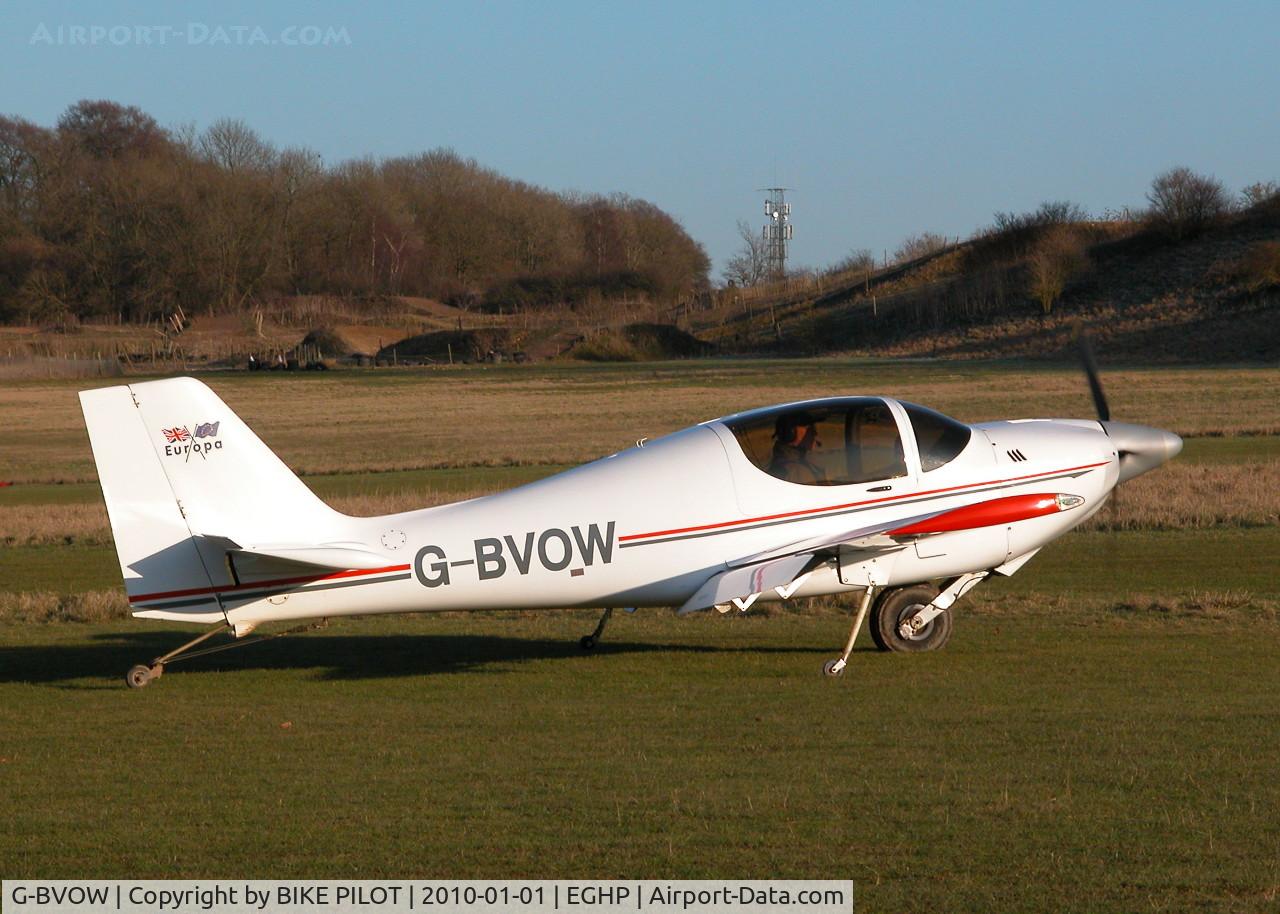 G-BVOW, 1996 Europa Monowheel C/N PFA 247-12679, NEW YEARS DAY FLY-IN