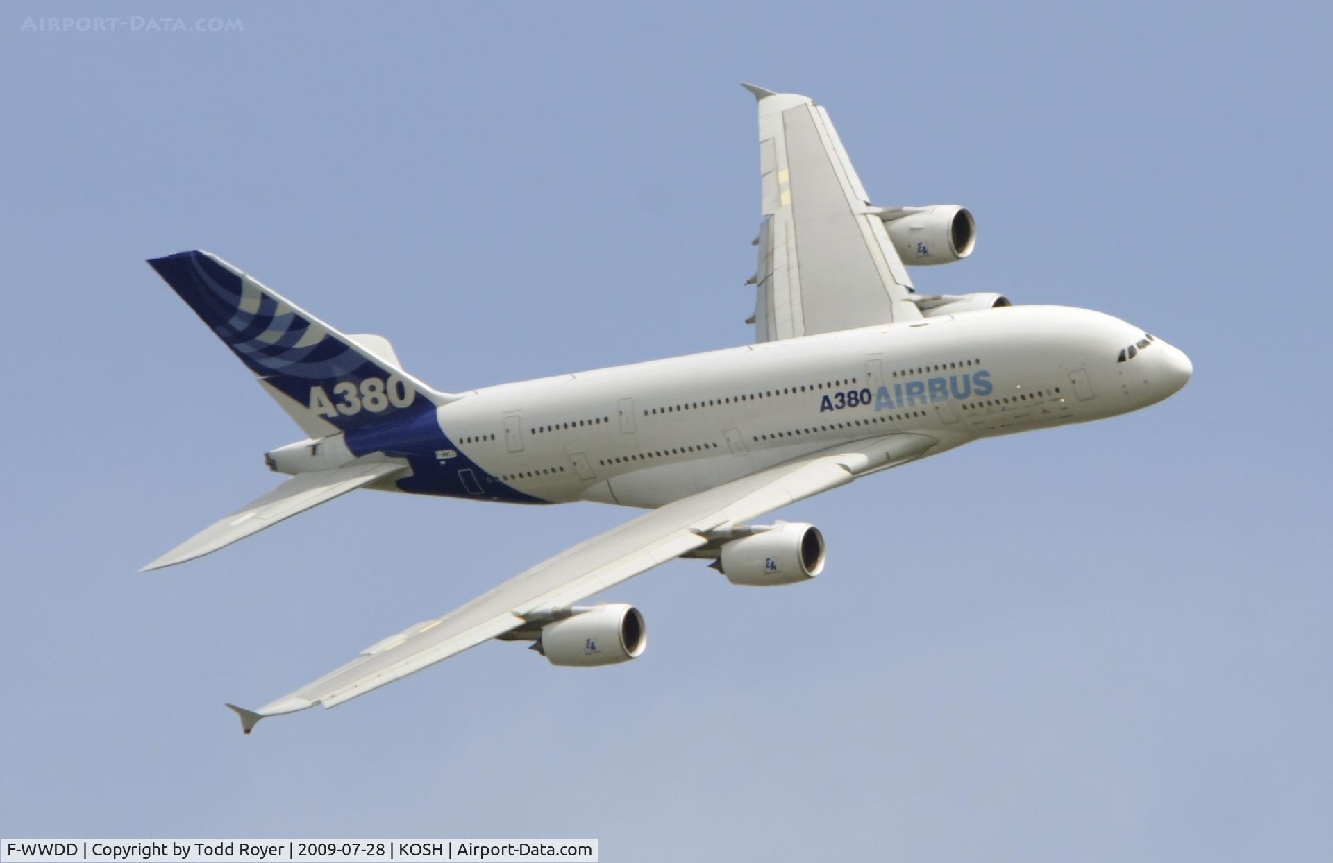 F-WWDD, 2005 Airbus A380-861 C/N 004, EAA AIRVENTURE 2009