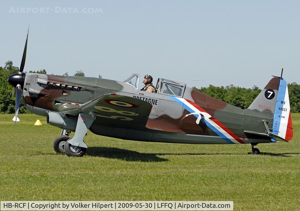 HB-RCF, 1942 Morane-Saulnier D-3801 (MS-412) C/N 194, at lffq