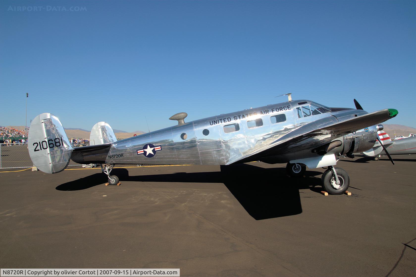 N8720R, 1952 Beech C-45H Expeditor C/N AF-611 (52-10681), Reno air races 2007