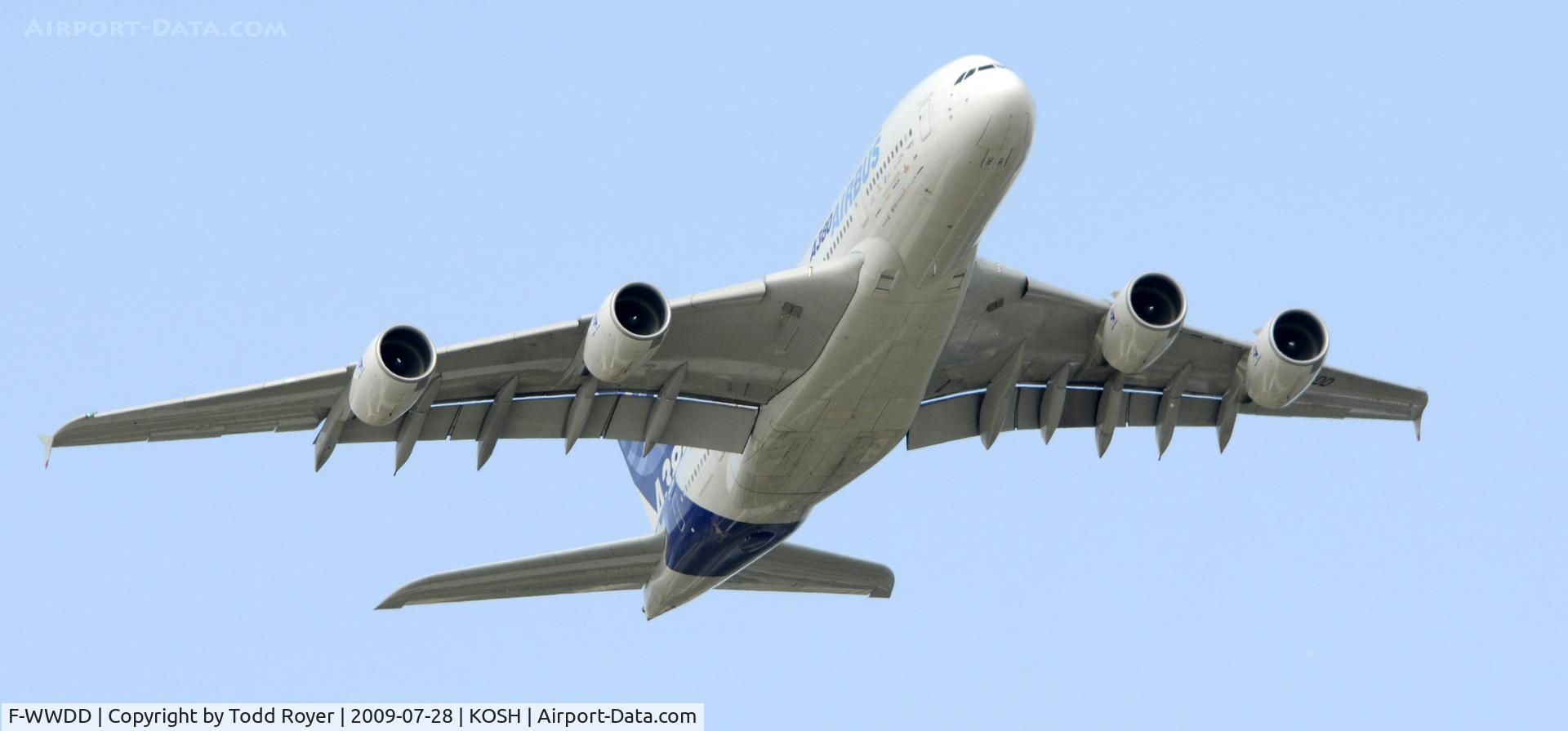 F-WWDD, 2005 Airbus A380-861 C/N 004, EAA AIRVENTURE 2009