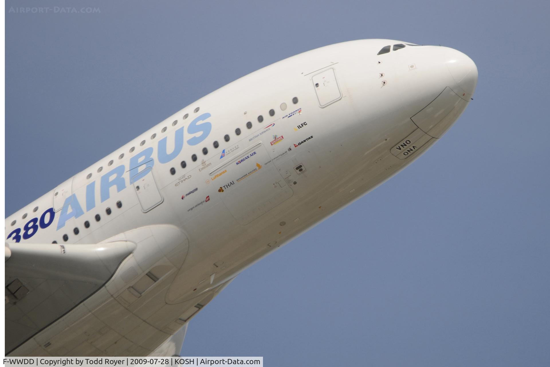 F-WWDD, 2005 Airbus A380-861 C/N 004, EAA AIRVENTURE 2009