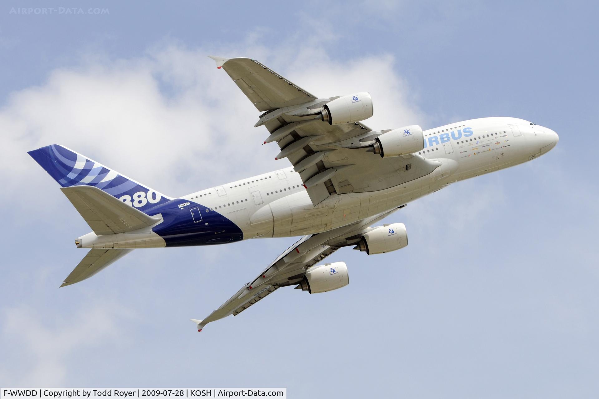F-WWDD, 2005 Airbus A380-861 C/N 004, EAA AIRVENTURE 2009