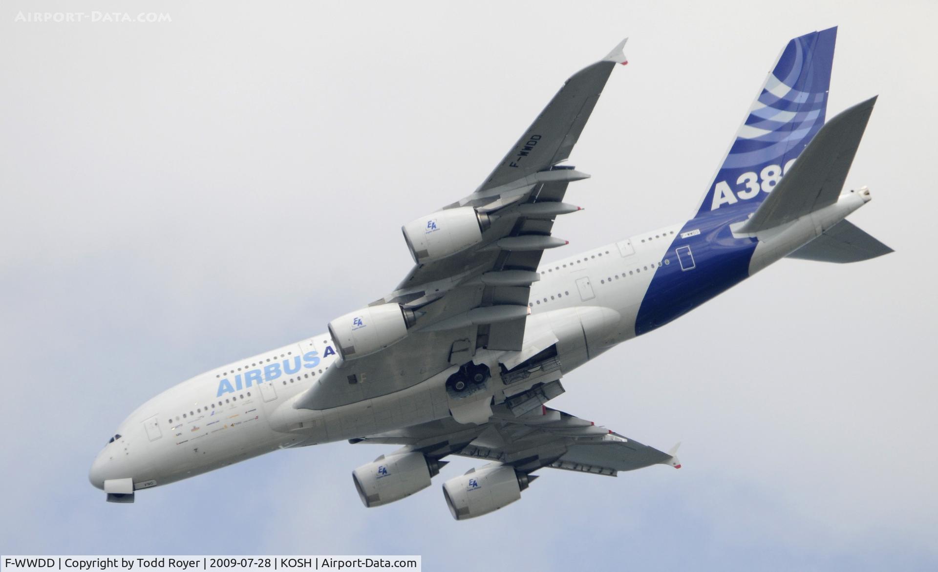 F-WWDD, 2005 Airbus A380-861 C/N 004, EAA AIRVENTURE 2009