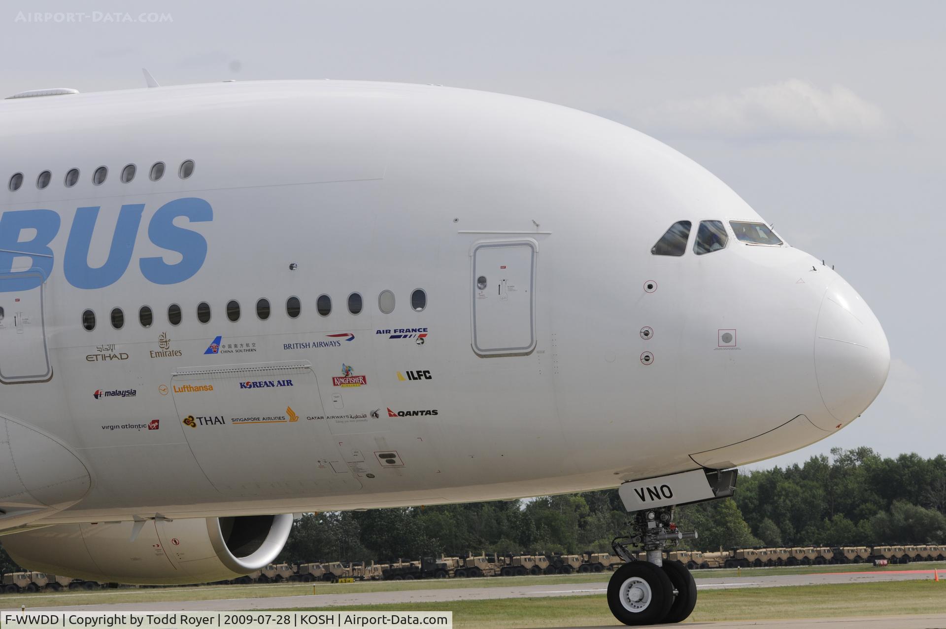 F-WWDD, 2005 Airbus A380-861 C/N 004, EAA AIRVENTURE 2009