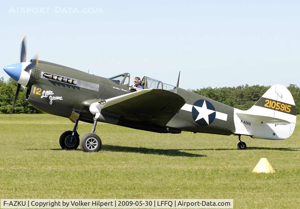 F-AZKU, 1942 Curtiss P-40N Warhawk C/N 29677, at lffq