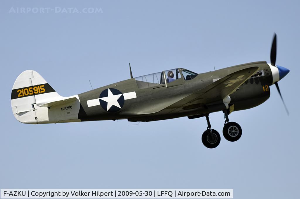 F-AZKU, 1942 Curtiss P-40N Warhawk C/N 29677, at lffq