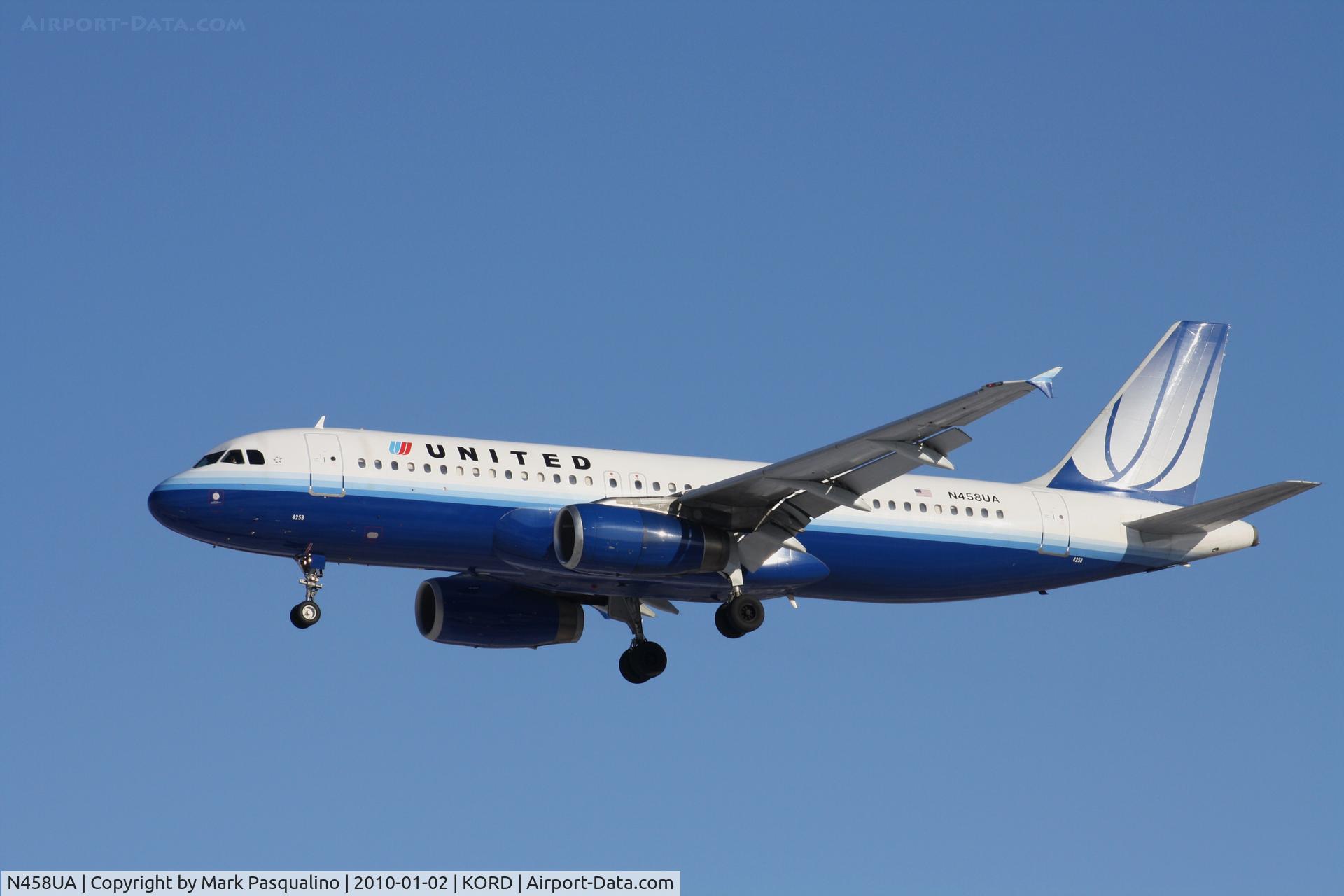 N458UA, 2000 Airbus A320-232 C/N 1163, Airbus A320