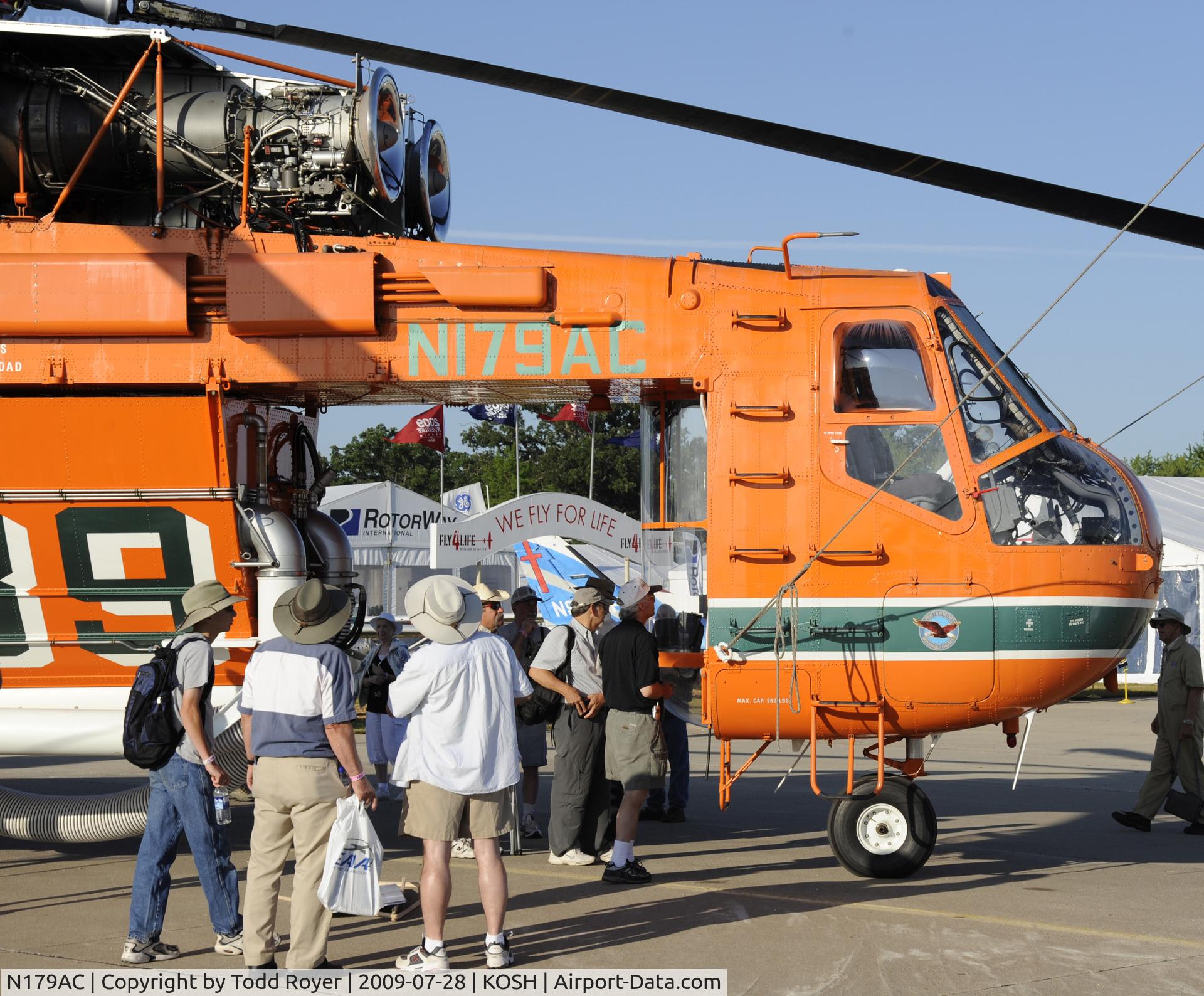 N179AC, 1970 Sikorsky S-64F Skycrane C/N 64091, EAA AIRVENTURE 2009