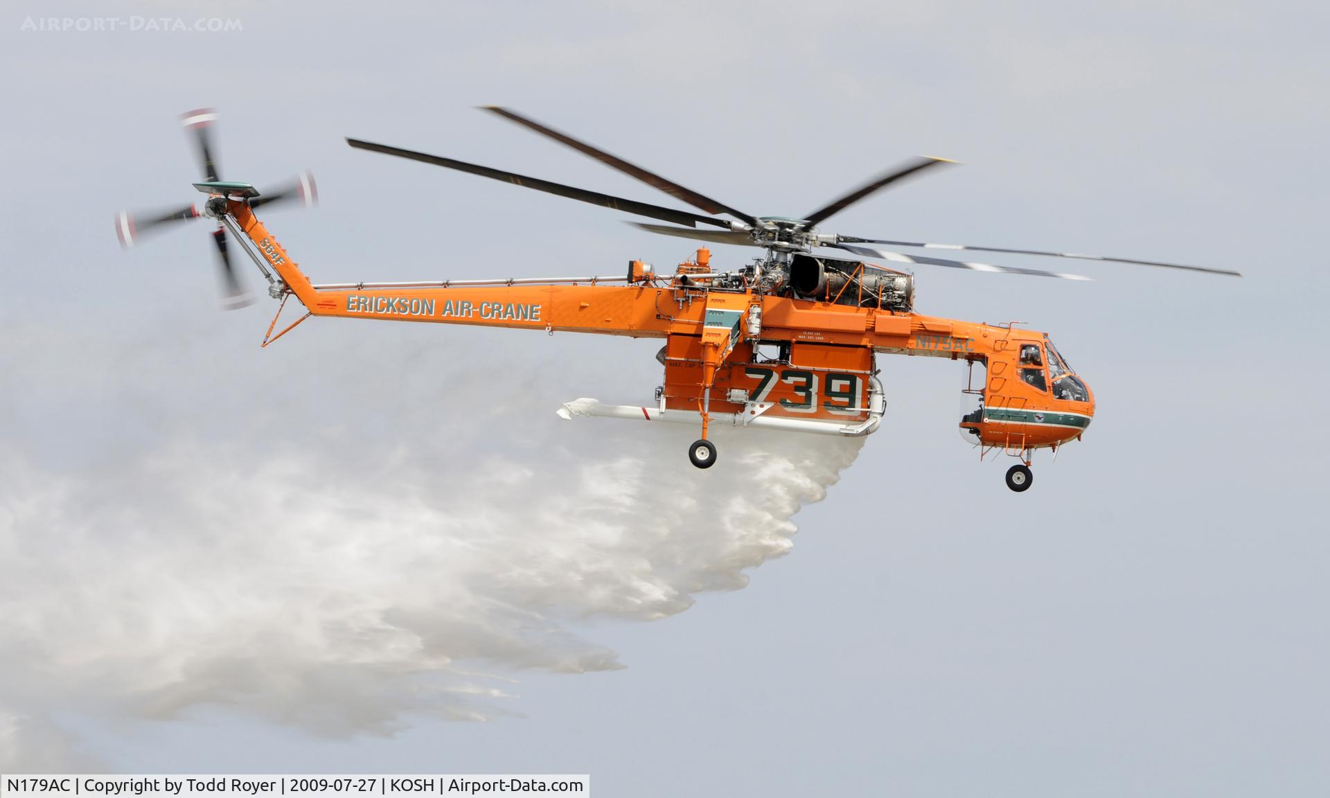 N179AC, 1970 Sikorsky S-64F Skycrane C/N 64091, EAA AIRVENTURE 2009