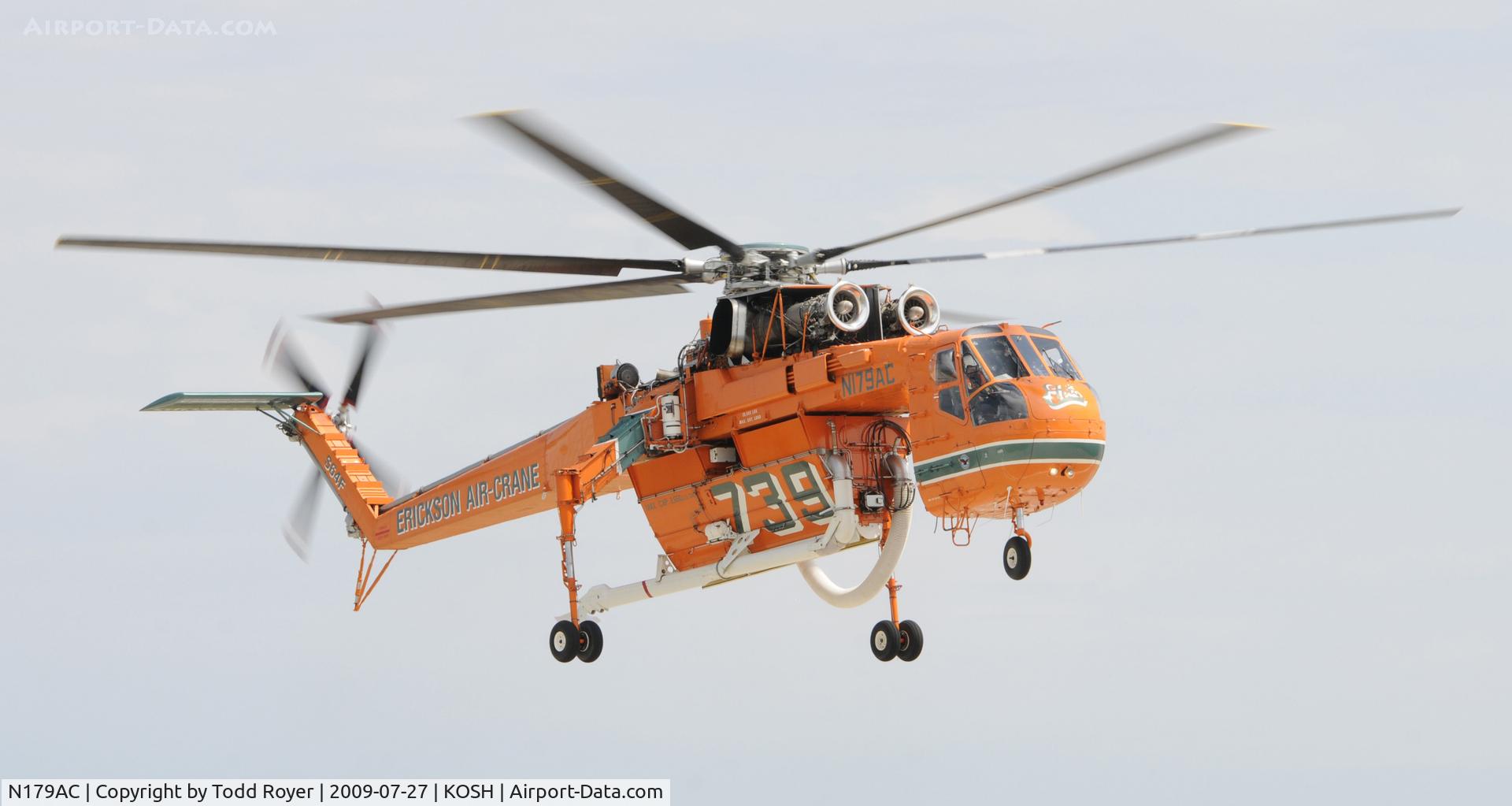N179AC, 1970 Sikorsky S-64F Skycrane C/N 64091, EAA AIRVENTURE 2009