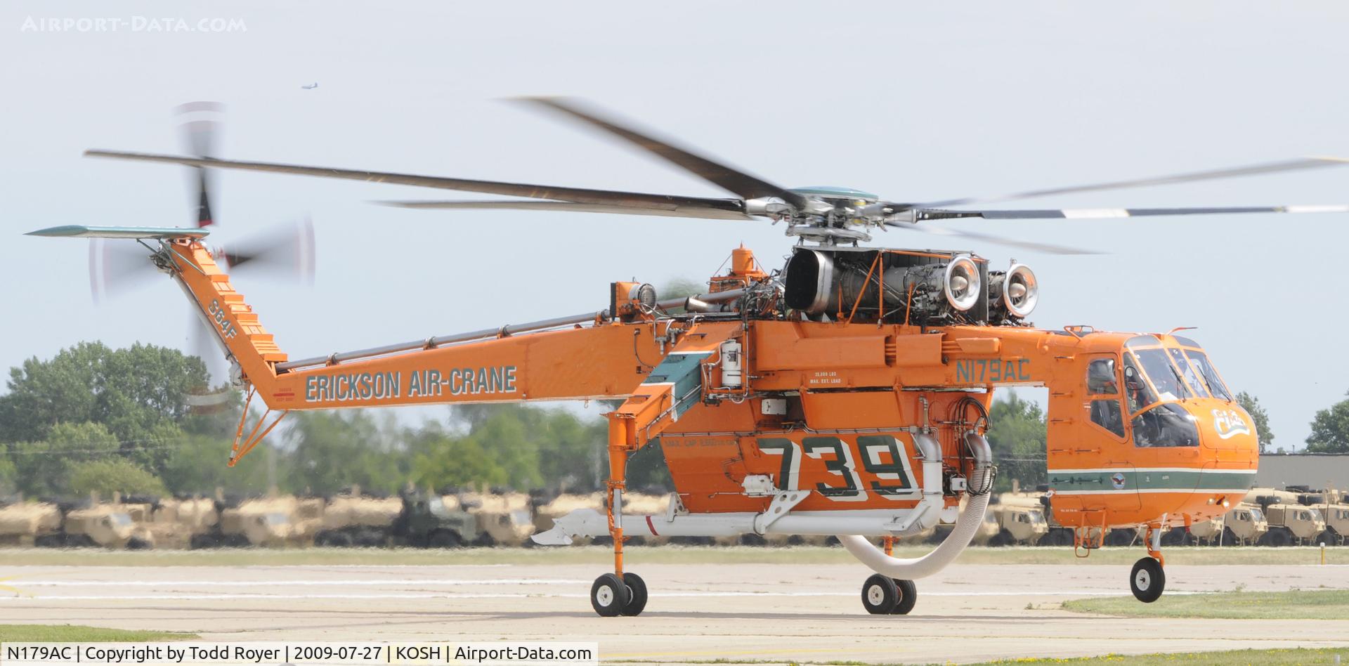 N179AC, 1970 Sikorsky S-64F Skycrane C/N 64091, EAA AIRVENTUE 2009