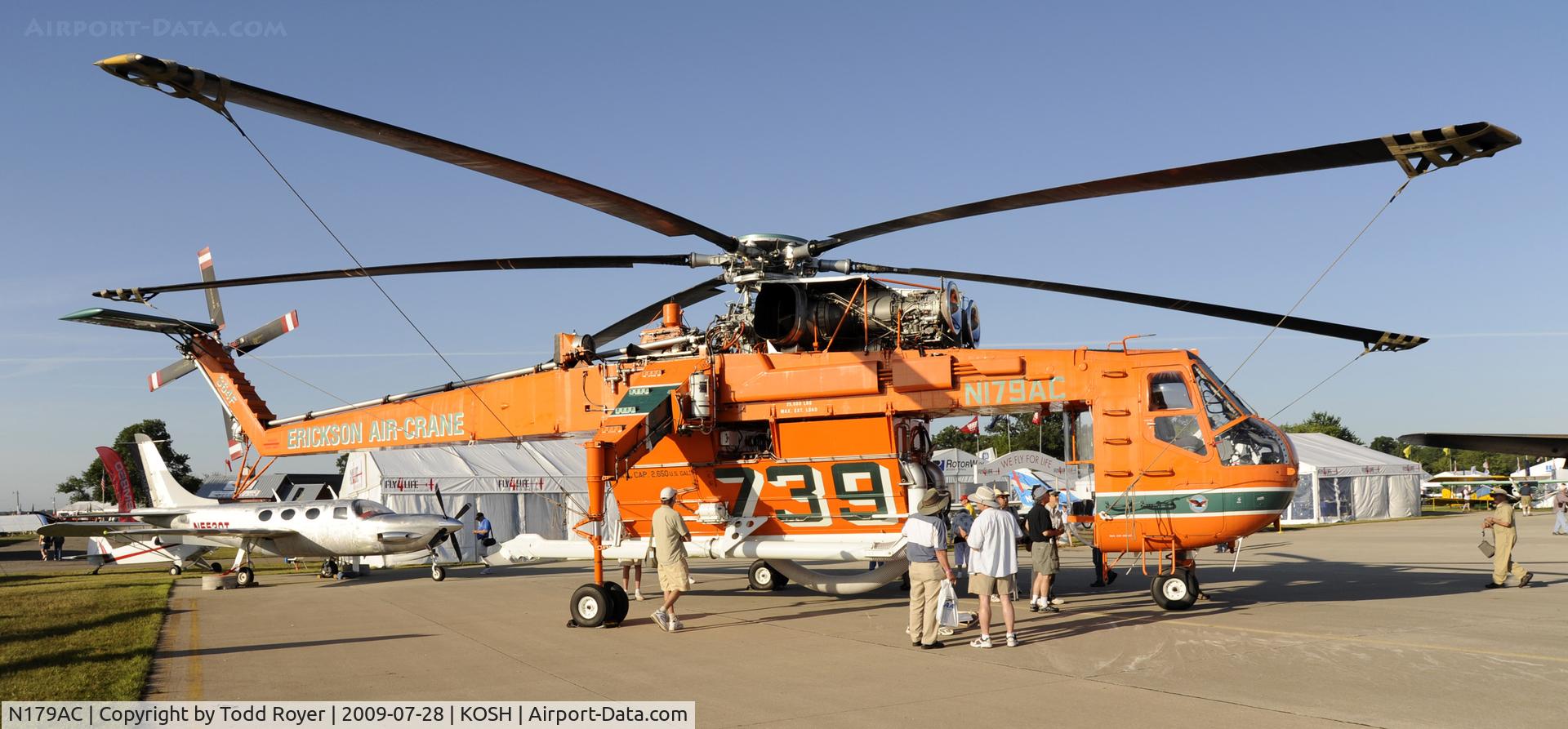 N179AC, 1970 Sikorsky S-64F Skycrane C/N 64091, EAA AIRVENTURE 2009