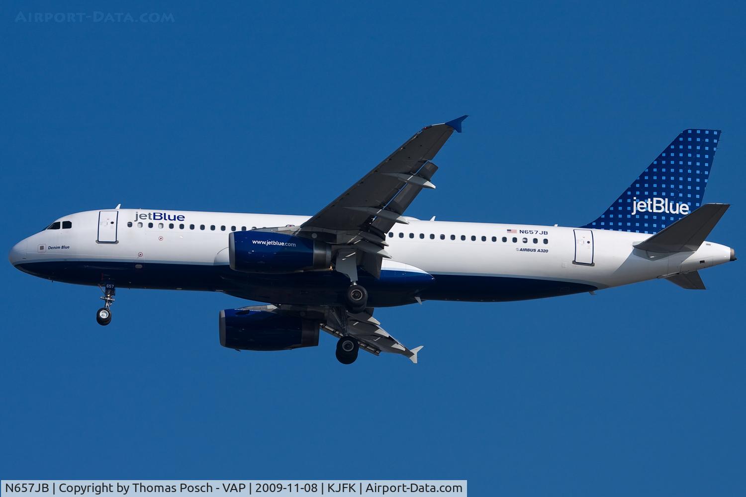 N657JB, 2007 Airbus A320-232 C/N 3119, Jetblue Airways