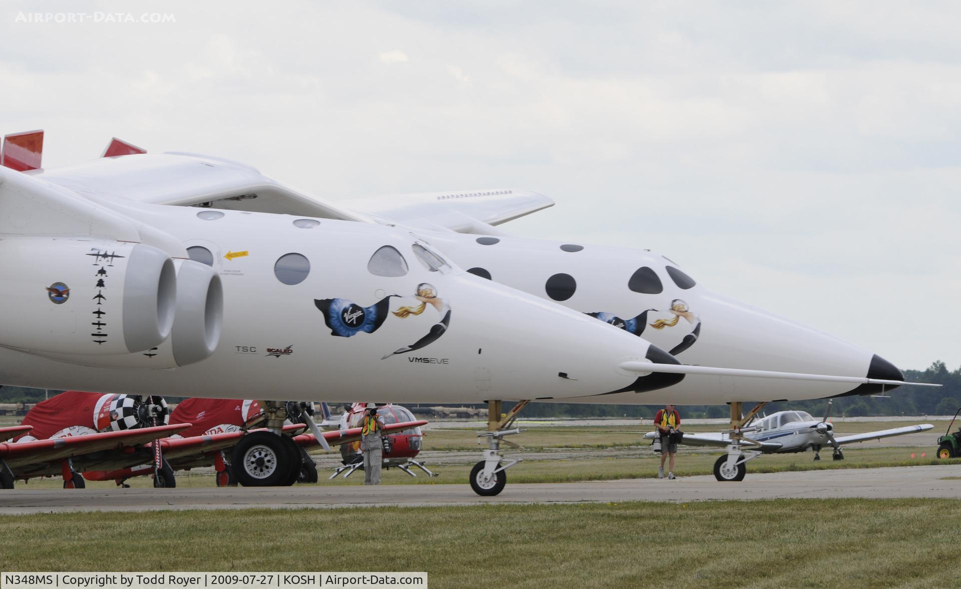 N348MS, 2008 Scaled Composites 348 C/N 001, EAA AIRVENTURE 2009