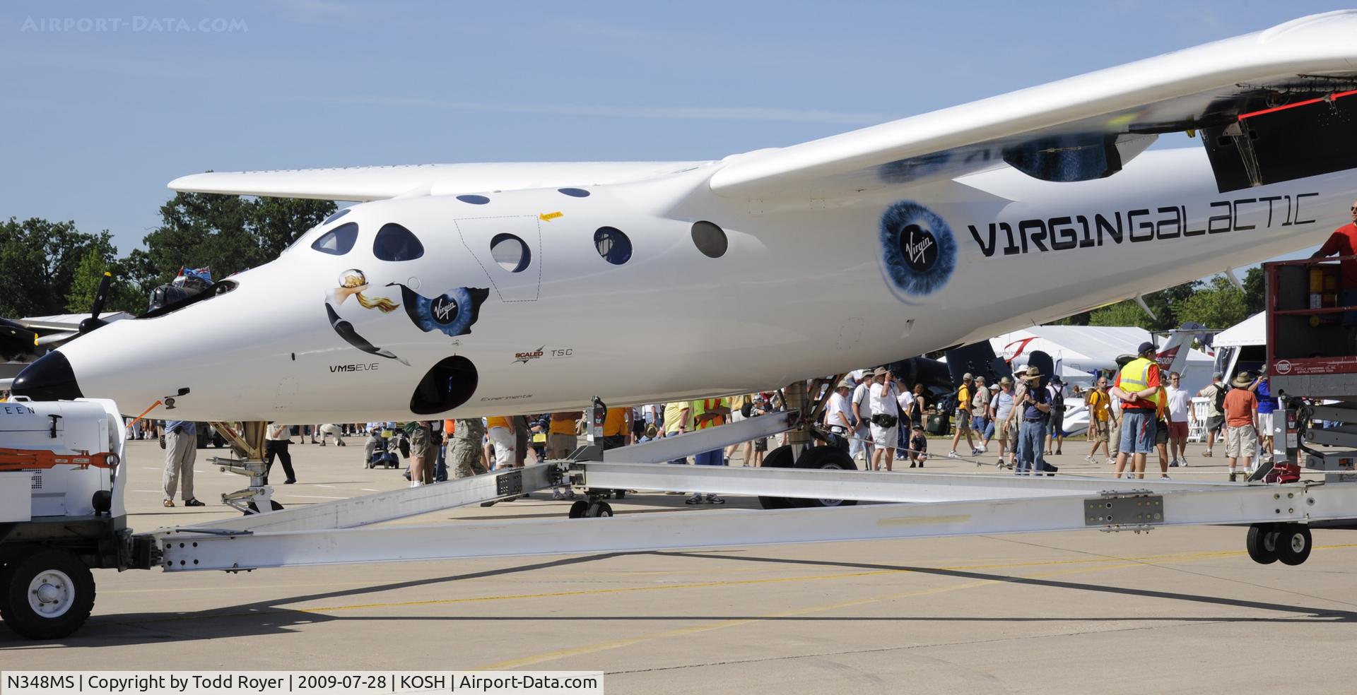 N348MS, 2008 Scaled Composites 348 C/N 001, EAA AIRVENTURE 2008