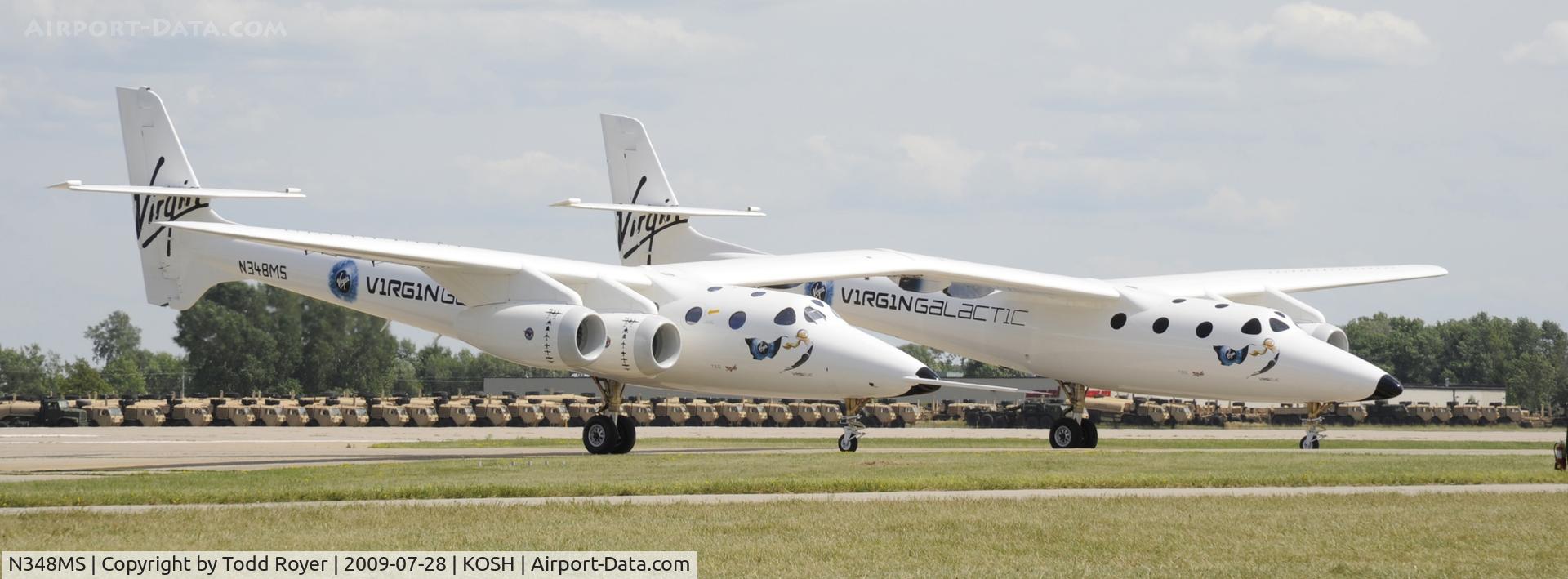 N348MS, 2008 Scaled Composites 348 C/N 001, EAA AIRVENTURE 2009