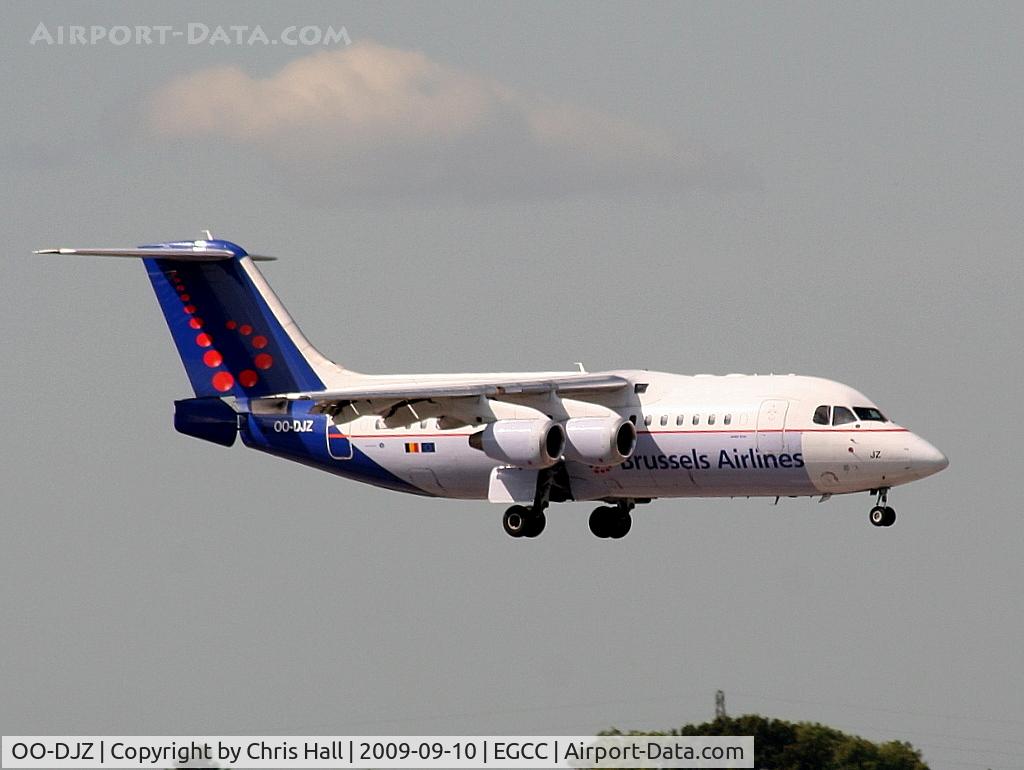 OO-DJZ, 1997 British Aerospace Avro 146-RJ85 C/N E.2305, Brussels Airlines