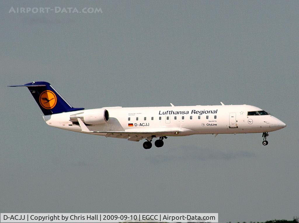 D-ACJJ, 1998 Canadair CRJ-100LR (CL-600-2B19) C/N 7298, Lufthansa Regional operated by CityLine